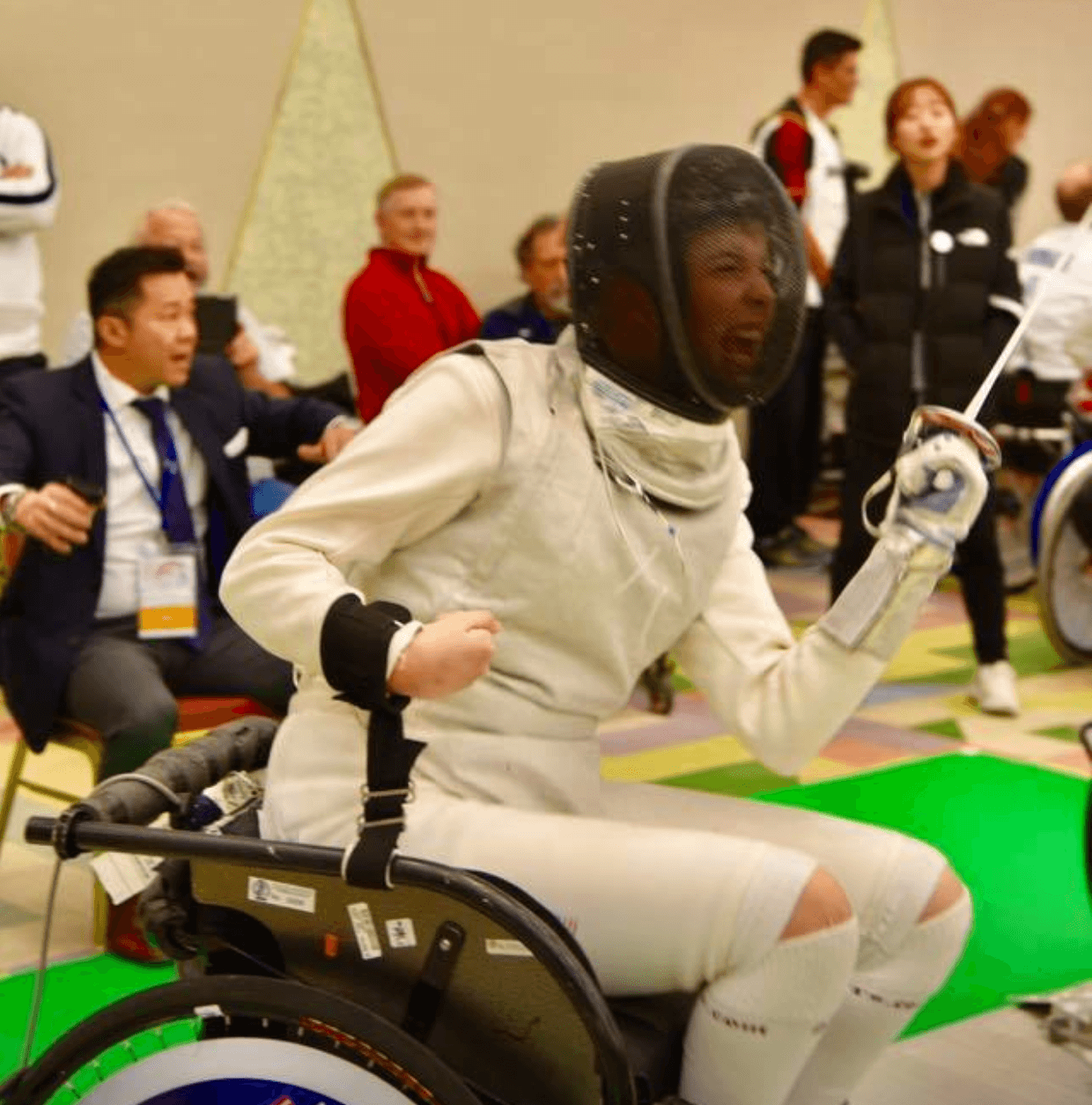 Paralympics Adaptive Fencing Shelby Jensen