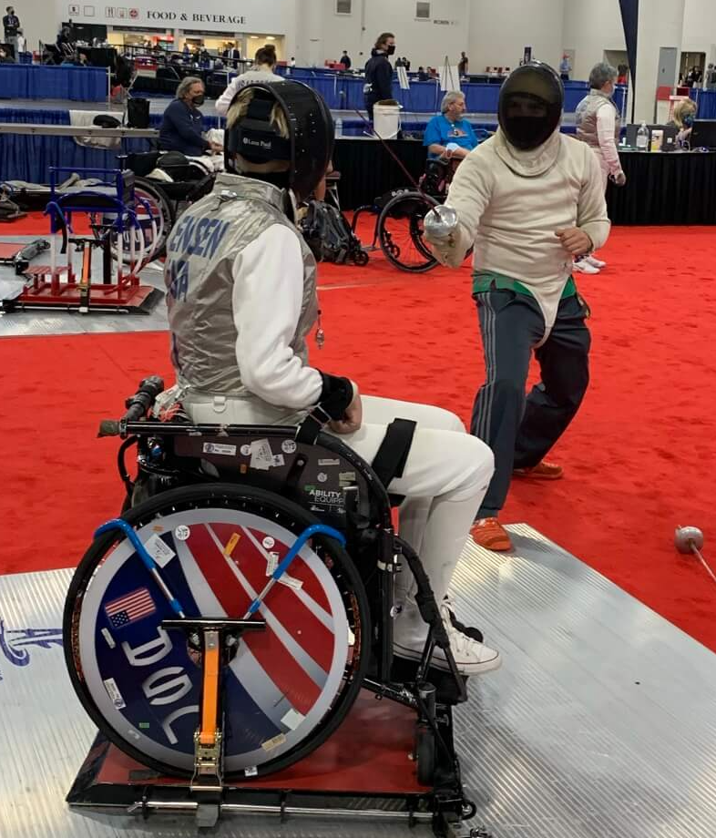 Adaptive fencing sports in Salt Lake City, Utah
